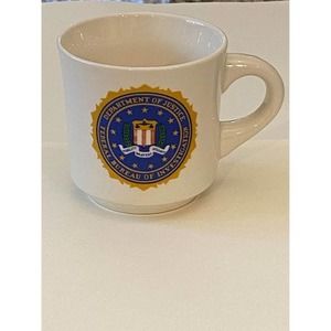 (FBI) DEPARTMENT OF JUSTICE- FEDERAL BUREAU OF INVESTIGATION, Ceramic Coffee Mug
